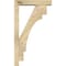 Ekena Millwork Merced Block Rough Sawn Bracket w/ Offset Brace, Douglas Fir, 4"W x 16"D x 28"H BKT0402X16X28MRC05RDF - alternate 2